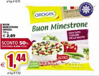 Il Gigante Buon minestrone orogel 750 g offerta