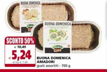 Il Gigante Buona domenica amadori offerta