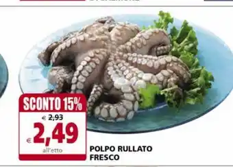 Il Gigante Polpo rullato fresco offerta