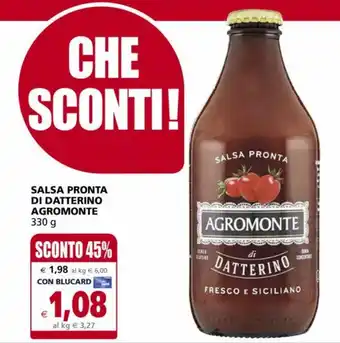 Salsa pronta di datterino agromonte