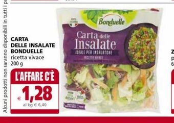 Il Gigante Carta delle insalate bonduelle offerta