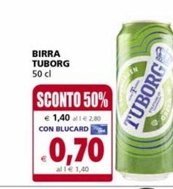 Il Gigante Birra tuborg offerta