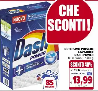 Detersivo in polvere dash power