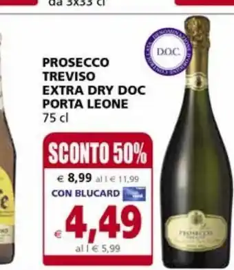 Prosecco treviso extra dry  doc porta leone