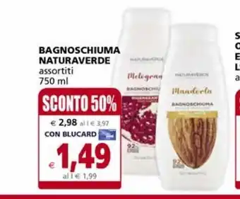 Bagno schiuma naturaverde
