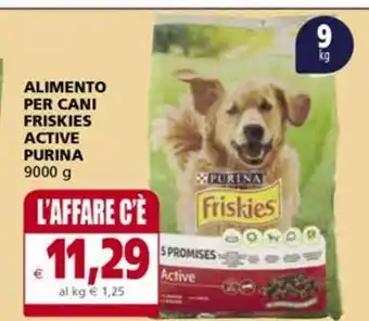 Il Gigante Alimentazione cane friskies active purina offerta