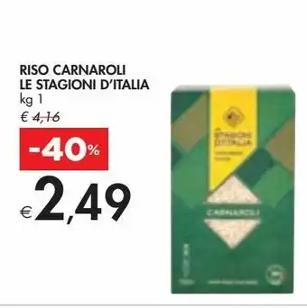 Bennet Riso carnaroli le stagioni d'italia 1 kg offerta