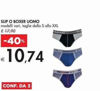 Bennet Slip o boxer uomo offerta
