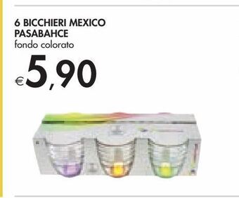 Bennet 6 bicchieri mexico pasabahce offerta