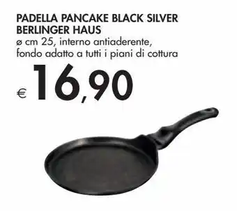 Bennet Padella pancakes black silver berlinguer haus offerta
