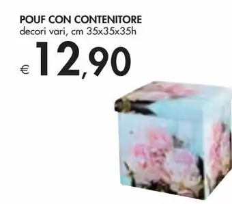 Bennet Pouf con contenitore offerta