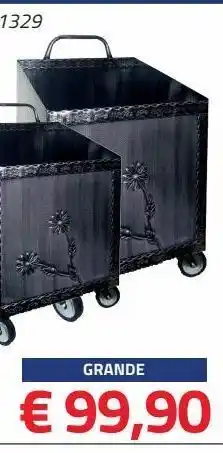 Eurobrico Porta pellet grande offerta