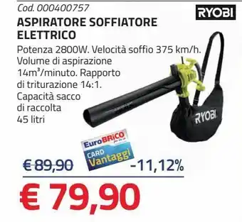 Aspiratore soffiatore elettrico