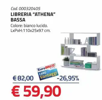 Libreria "athena" bassa