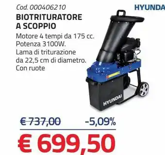 Biotrituratore a scoppio