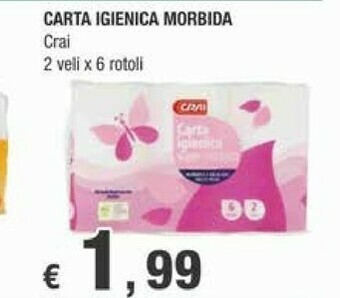 Crai Carta igienica offerta