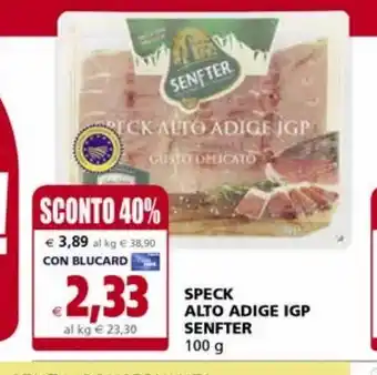Il Gigante Speck alto adige igp senfter offerta