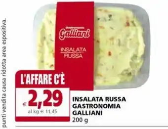 Il Gigante Insalata russa gastronomia galliani offerta