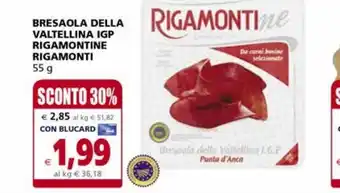 Il Gigante Bresaola della valtellina igp rigamontine rigamonti offerta