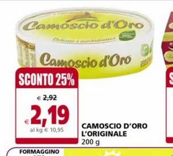 Il Gigante Camoscio d'oro l''originale offerta