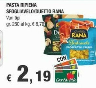 Crai Rana Pasta ripiena offerta