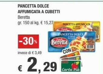 Crai Beretta Pancetta offerta