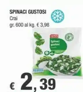 Crai Wita Spinaci offerta