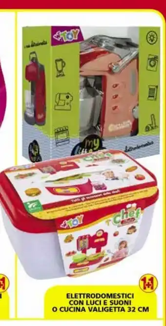 Il Gigante Elettrodomestici con luci o suoni o cucina valigetta 32 cm offerta