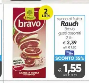Il Gigante Succo di frutta rauch bravo gusti assortiti 2 l offerta