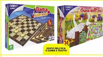 Il Gigante Gioco dell''oca o damma e filetto offerta