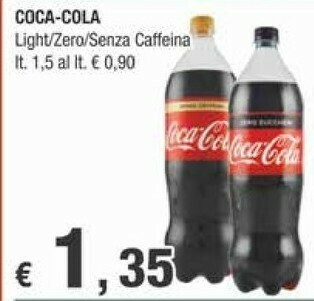 Crai Coca Cola Coca cola zero offerta