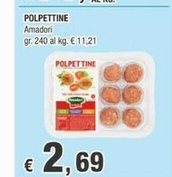 Crai Amadori Polpette offerta