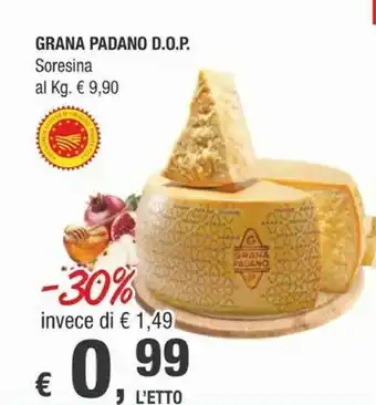 Crai Grana Padano Parmigiano offerta
