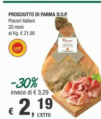 Crai Prosciutto di Parma offerta
