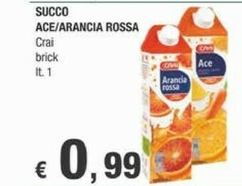 Crai Ace Succhi di frutta offerta