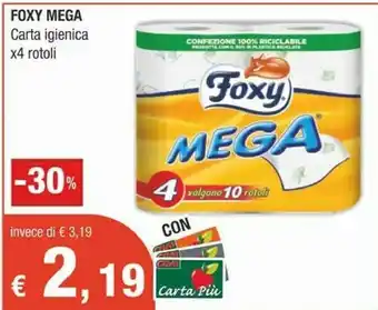 Crai Foxy Carta igienica offerta