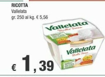 Crai Vallelata Ricotta offerta