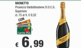Crai Mionetto Prosecco offerta