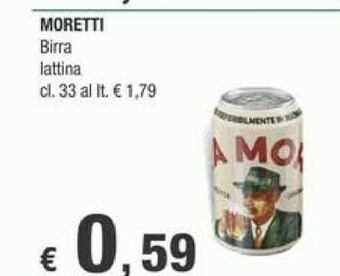 Crai Moretti Birra offerta