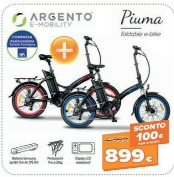 Expert Argento Bike Piuma offerta