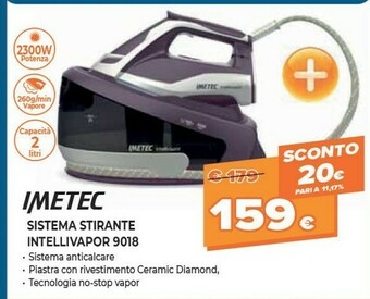 Expert Imetec Sistema Stirante Intellivapor 9018 offerta
