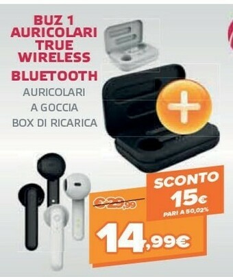 Expert Celly Buz 1 Auricolari True Wireless Bluetooth offerta