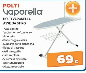 Expert Polti Vaporella Asse Da Stiro offerta