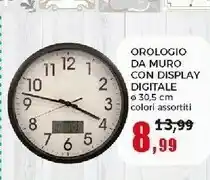 Orologio Da Muro Con Display Digitale