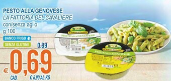 MD Discount La fattoria del cavaliere Pesto Alla Genovese 100 G(ml) offerta