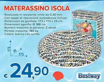 MD Discount Bestway Materassino Isola offerta
