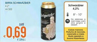 Birra Schwarzbier 4.2°