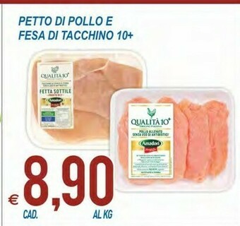 MD Discount Amadori Petto Di Pollo E Fesa Di Tacchino 10+ offerta