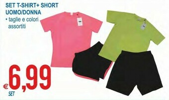 Set T-Shirt + Short Uomo/Donna