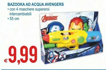 MD Discount Bazooka Ad Acqua Avengers offerta